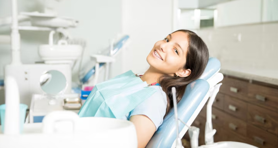 Young patient relaxed in the dental chair before wisdom teeth removal Ormeau